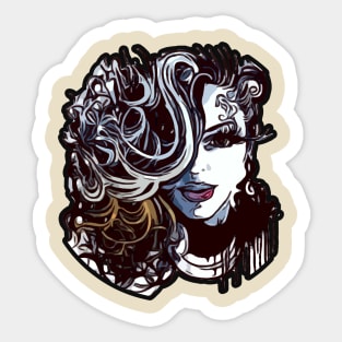 Naturally Curly Girl Diva Natural Hair Queen Sticker